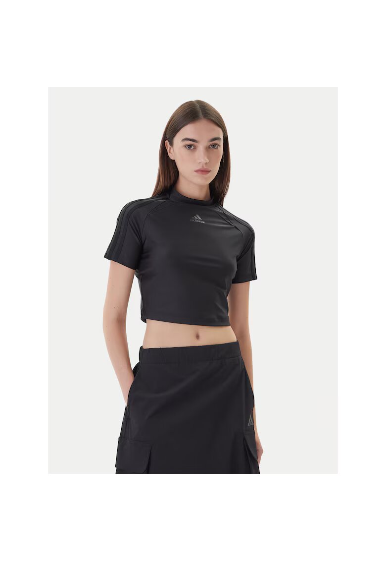 adidas Tricou sport dama - negru - bumbac