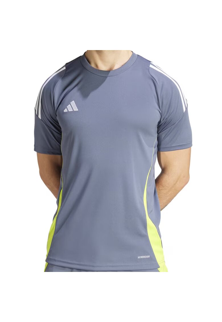 adidas Tricou Tiro 24 Training barbati - Gri/Verde neon