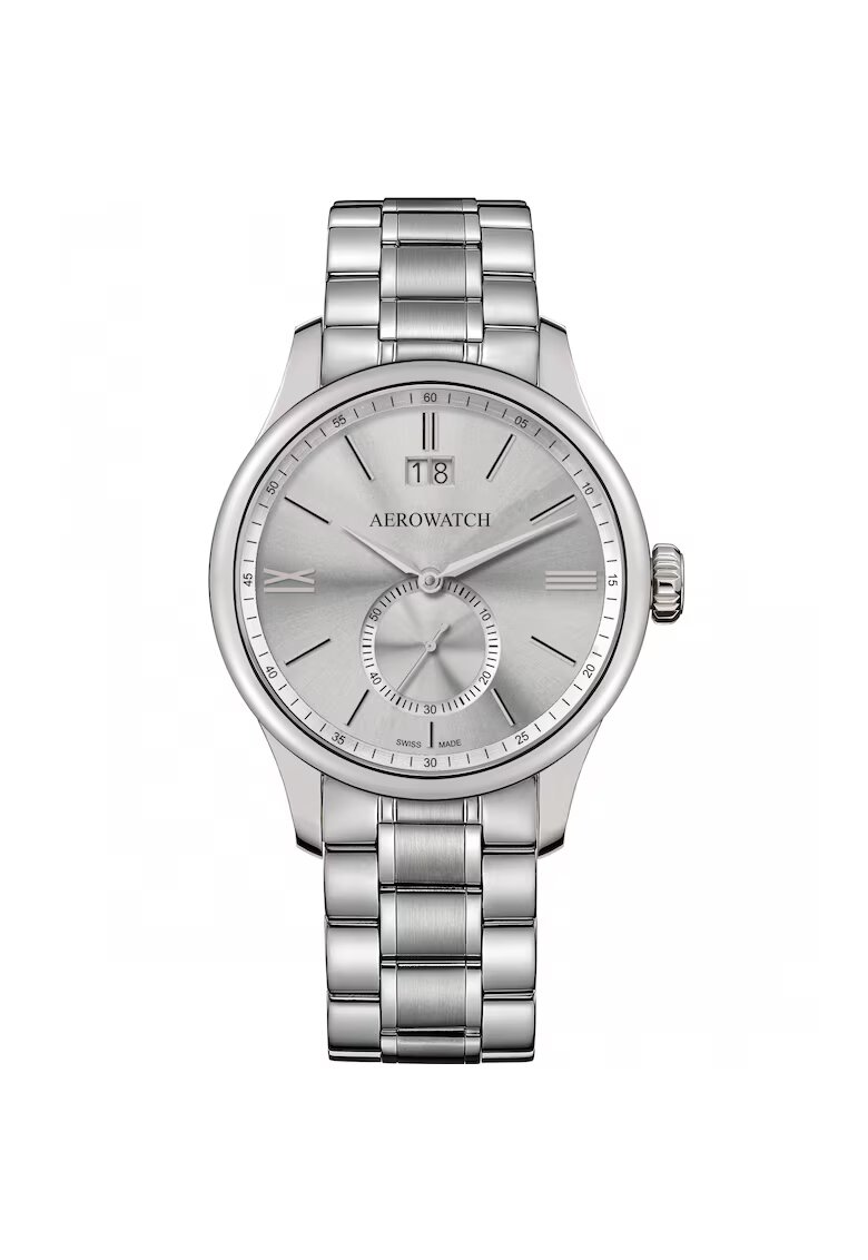 Aerowatch Ceas barbatesc 41985 AA01 M Quartz Argintiu - Cifre romane