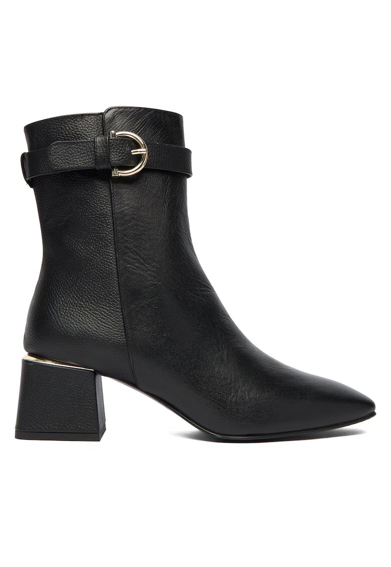 Aigner Botine dama 001 1252300 - Piele naturala - Negru