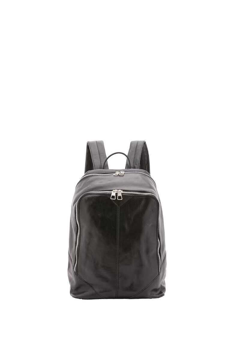 Alessia Firenze Rucsac unisex de piele - Negru