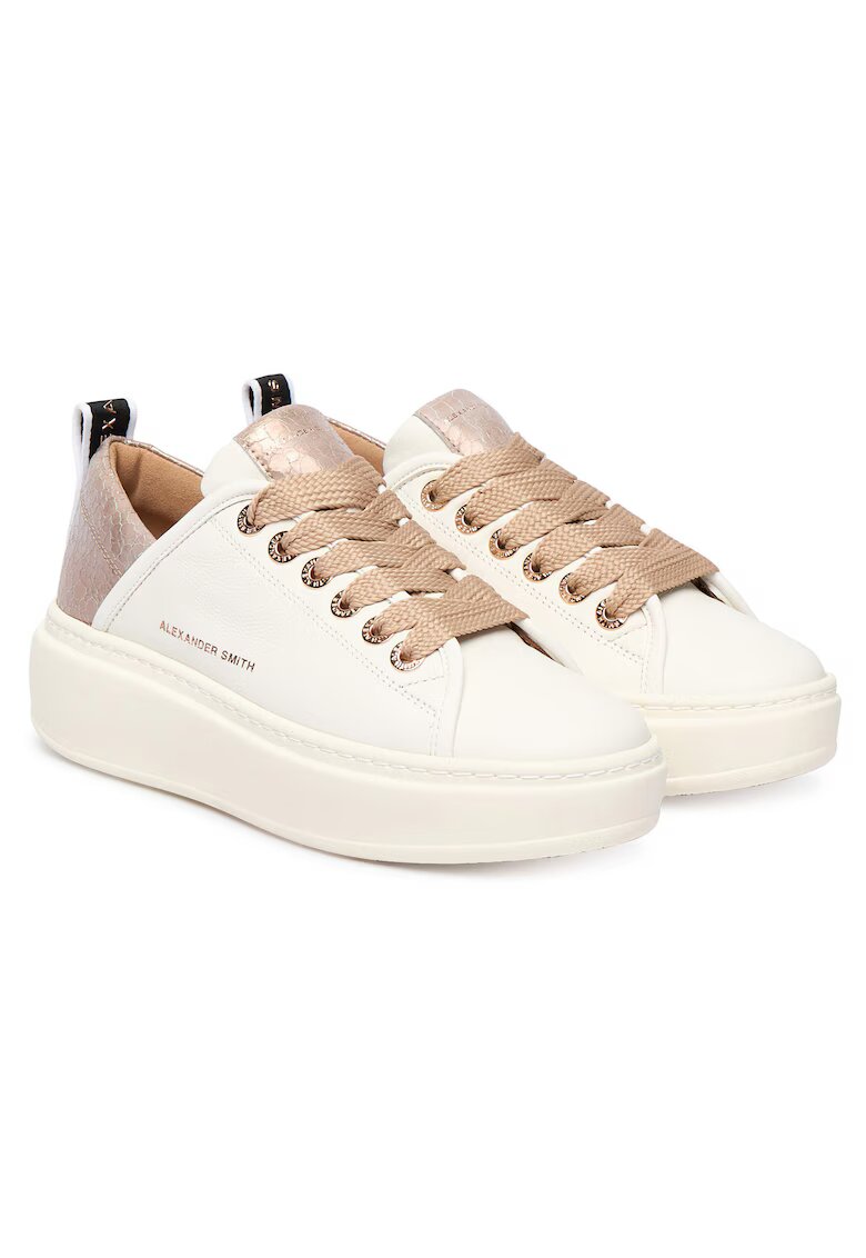 Alexander Smith Tenisi dama - ASBCWHW-0524 - piele naturala - alb