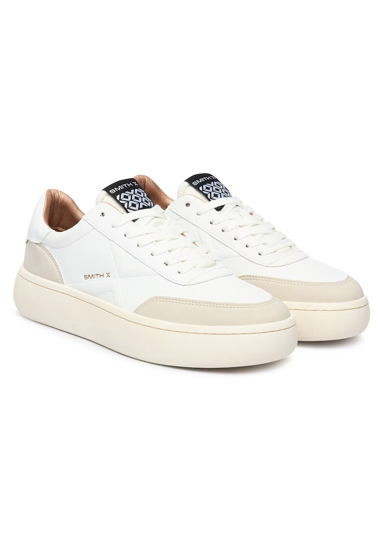 Alexander Smith Tenisi dama - SXBCOCW-9553-W - piele naturala - alb/bej