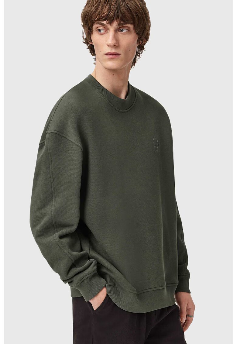 AllSaints Bluza de trening lejera Haven - Verde sparanghel