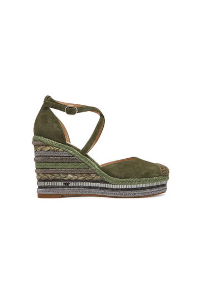 ALMA EN PENA Sandale dama V251016 - Piele naturala - Kaki - Kaki