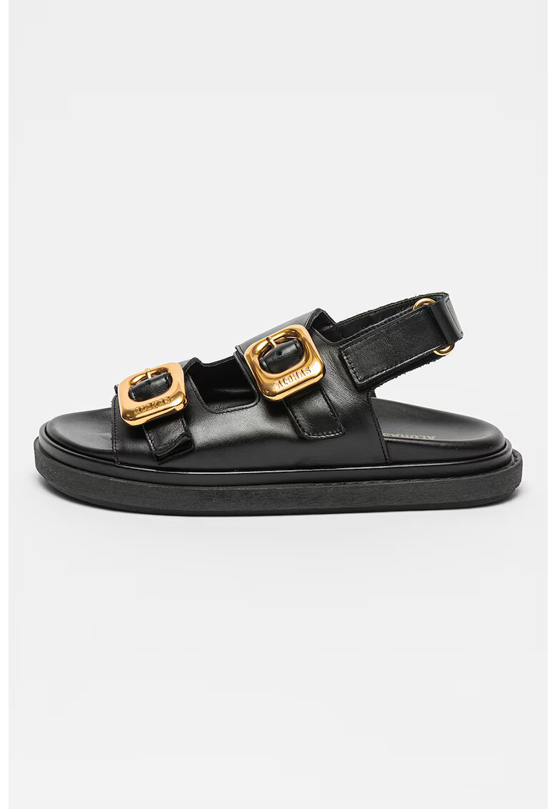 Alohas Sandale de piele Daria - Negru