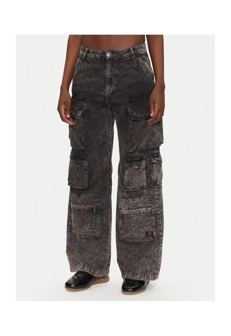 ALPHA INDUSTRIES Blugi dama bumbac - gri vintage -