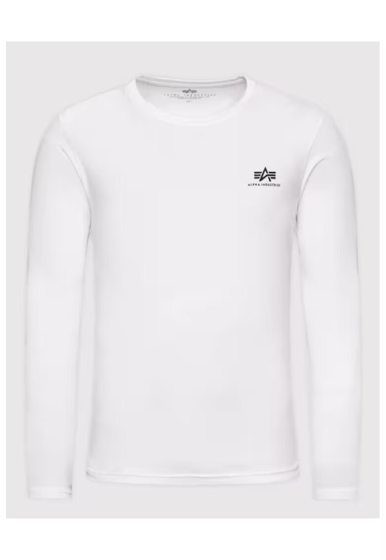 ALPHA INDUSTRIES Bluza barbati - 209175523 - Bumbac - Alb