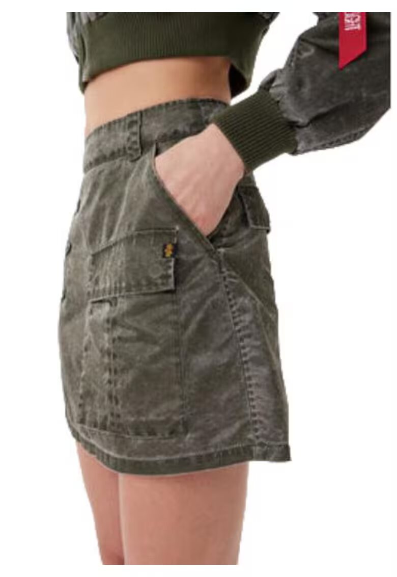 ALPHA INDUSTRIES Fusta 156052 142 - poliamida - Verde masliniu