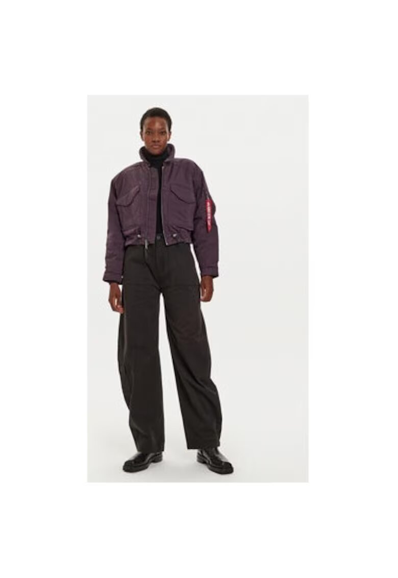 ALPHA INDUSTRIES Geaca dama - 304543845 - Poliester - Violet - Violet