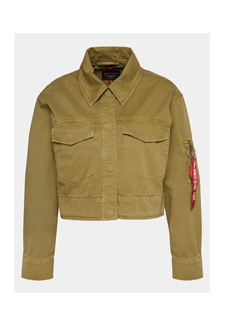ALPHA INDUSTRIES Geaca dama - 862923 - Verde - Bumbac