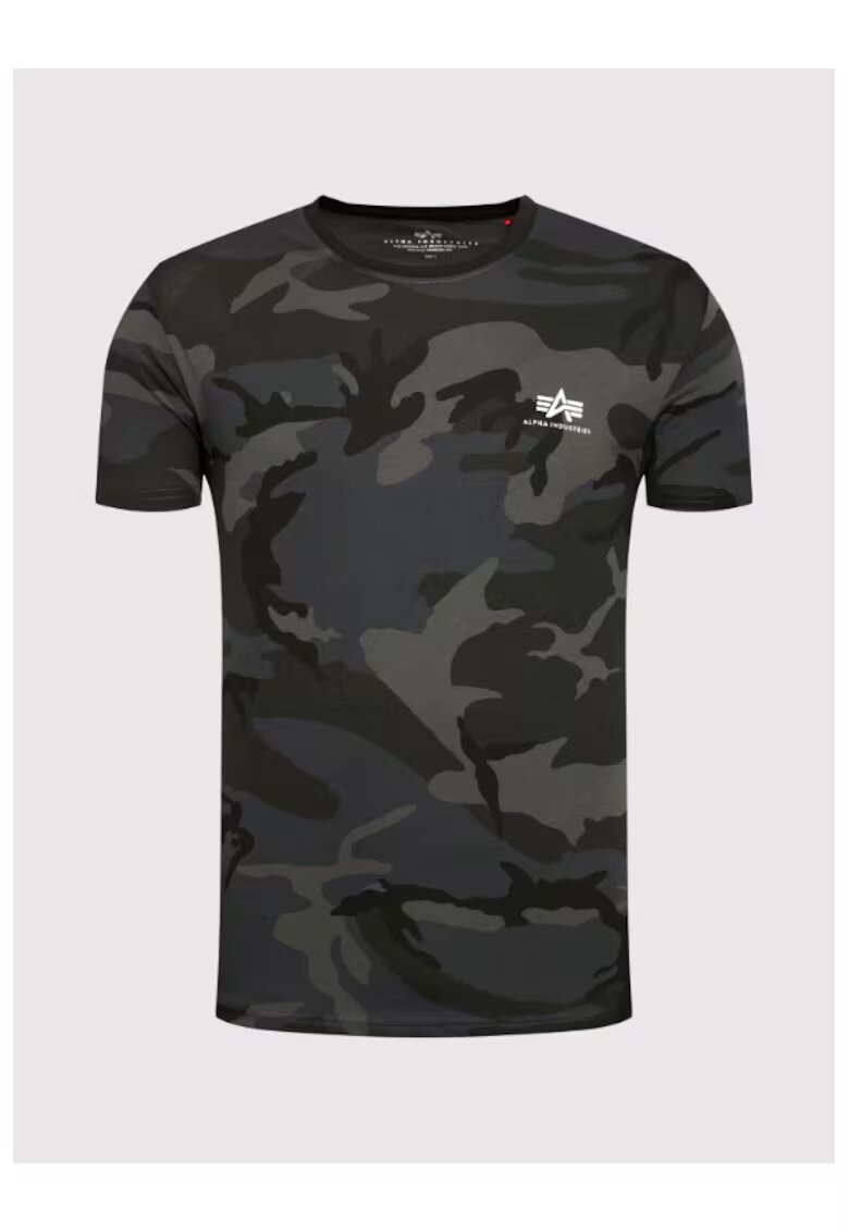 ALPHA INDUSTRIES Tricou barbati - 209174458 - Bumbac - Negru