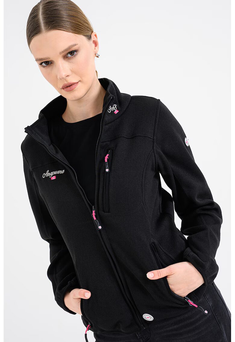 Anapurna Bluza de trening cu fermoar si logo Tedenana - Negru