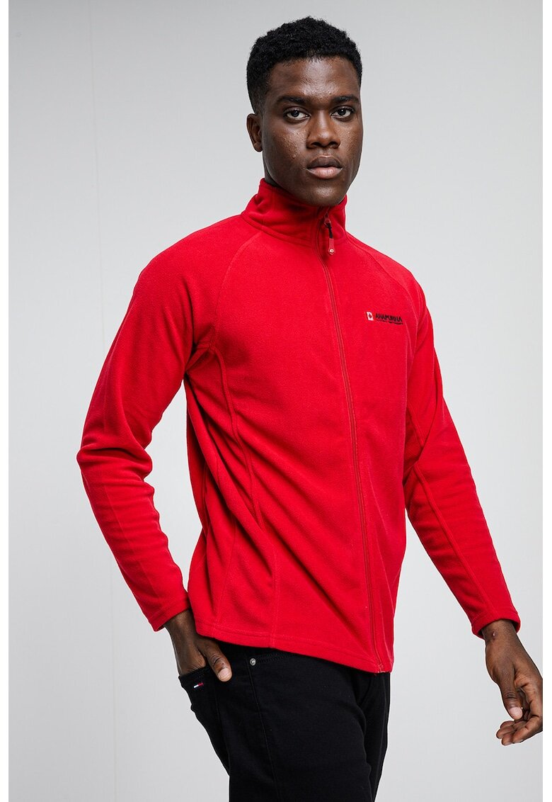 Anapurna Bluza de trening de fleece cu fermoar Tonneau - Rosu