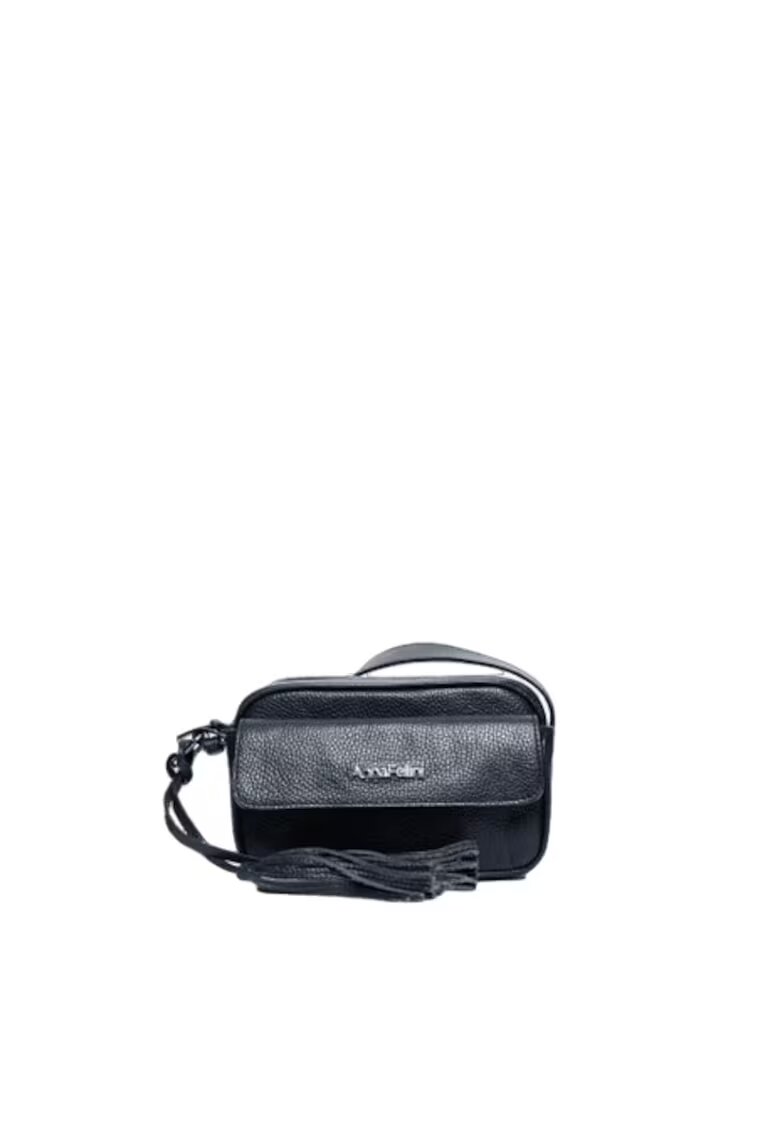 ANNA FELLINI Geanta dama piele - Thea - 30x9x13 - Bleumarin