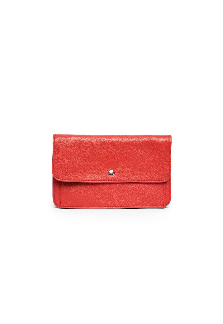 ANNA FELLINI Port documente piele - Themis - 23 x 3 x 14.5 - Portocaliu