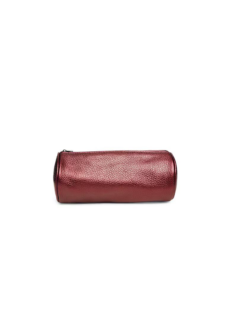 ANNA FELLINI Portfard piele - Skin - bordo sidef - 20 x 9 x 9 cm