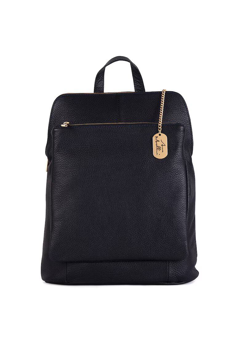 Anna Morellini Rucsac de piele cu model convertibil Nora - Bleumarin