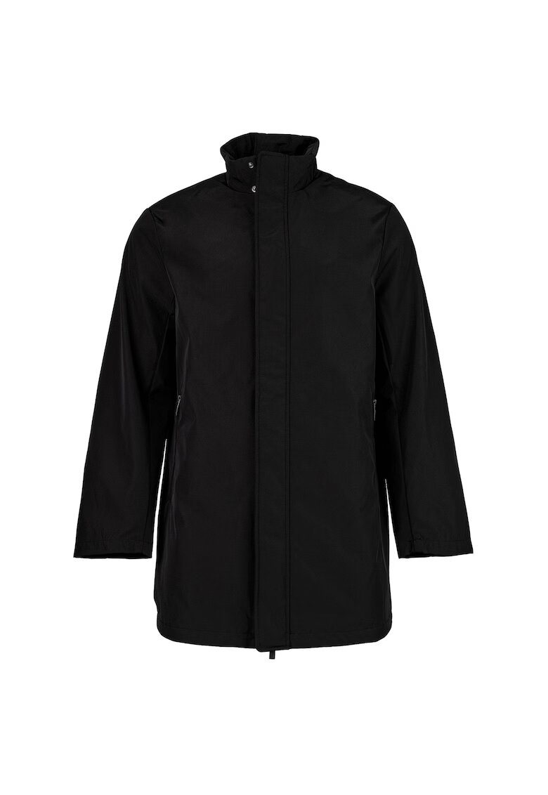 Armani Exchange Jacheta cu finisaj rezistent la apa si buzunare laterale - Negru