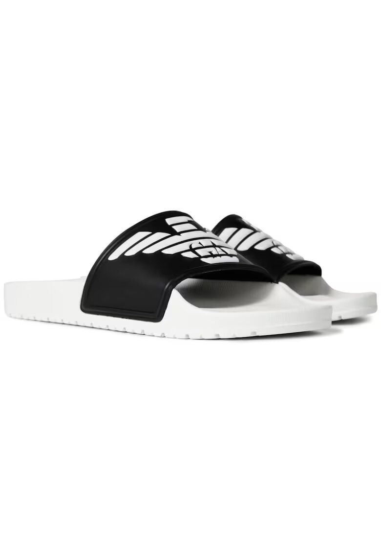 Armani Slapi unisex - Sintetic - Alb/Negru -