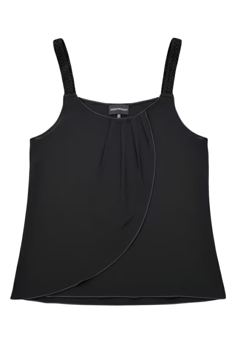 Armani Top cu bretele cu aspect impletit -