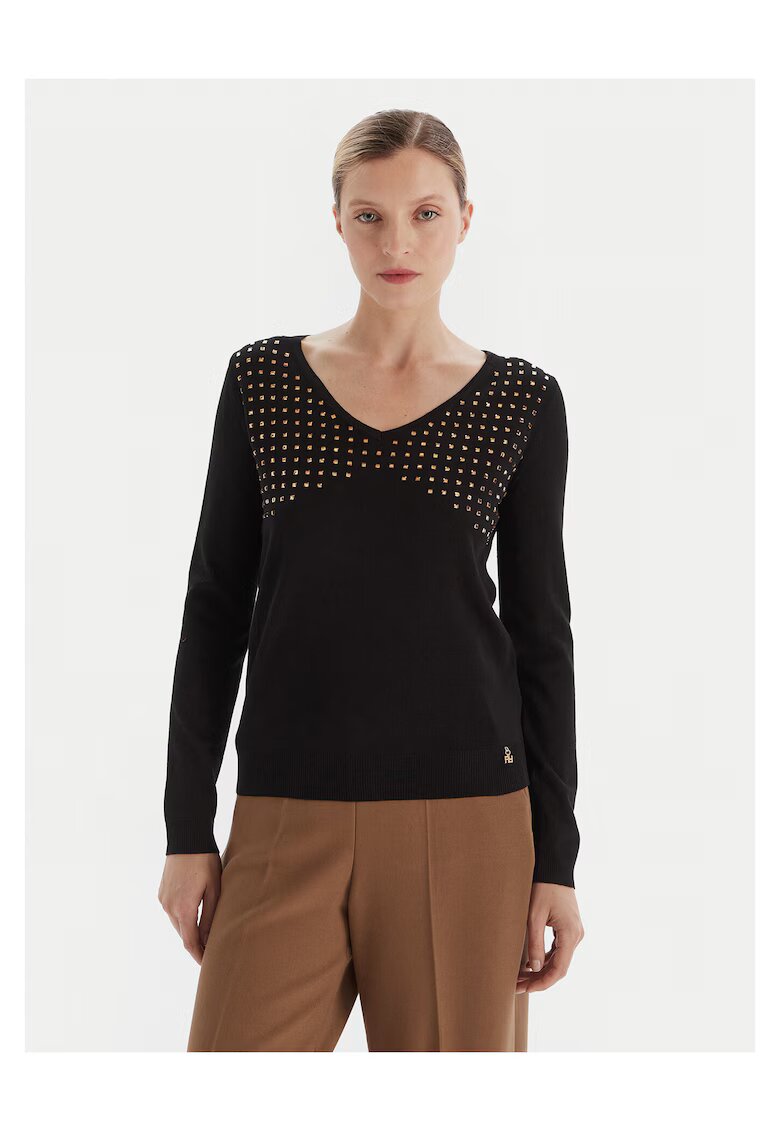 Artigli Pulover de dama negru -