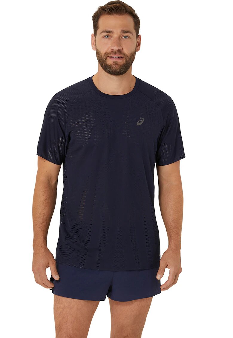 asics Tricou pentru alergare Metarun SS - Bleumarin