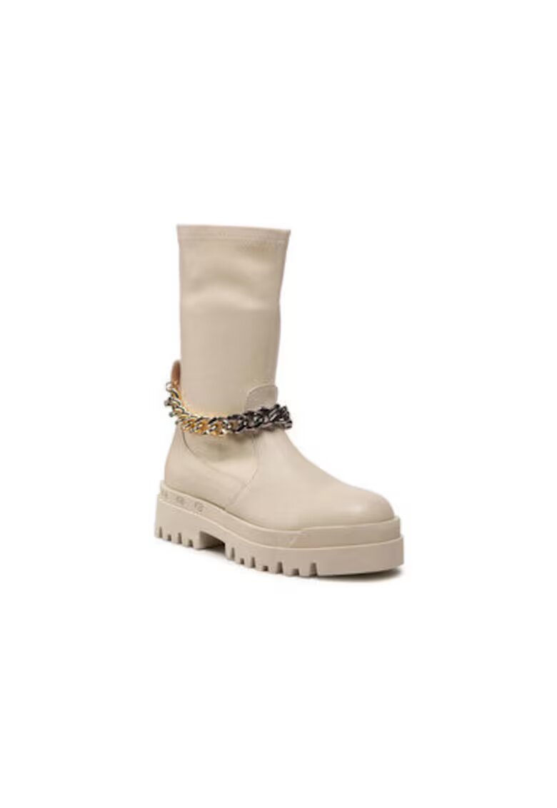 BADURA Botine dama - 5904862145389 - Piele naturala - bej - Bej