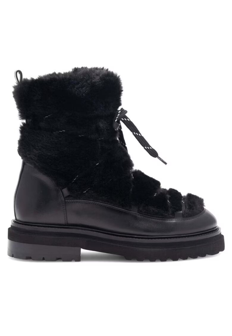 BADURA Botine dama - 590558810155036 - Piele naturala - Negru