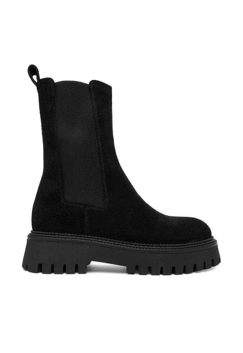 BADURA Botine dama C-BILLIE-8045 - Piele naturala - Negru