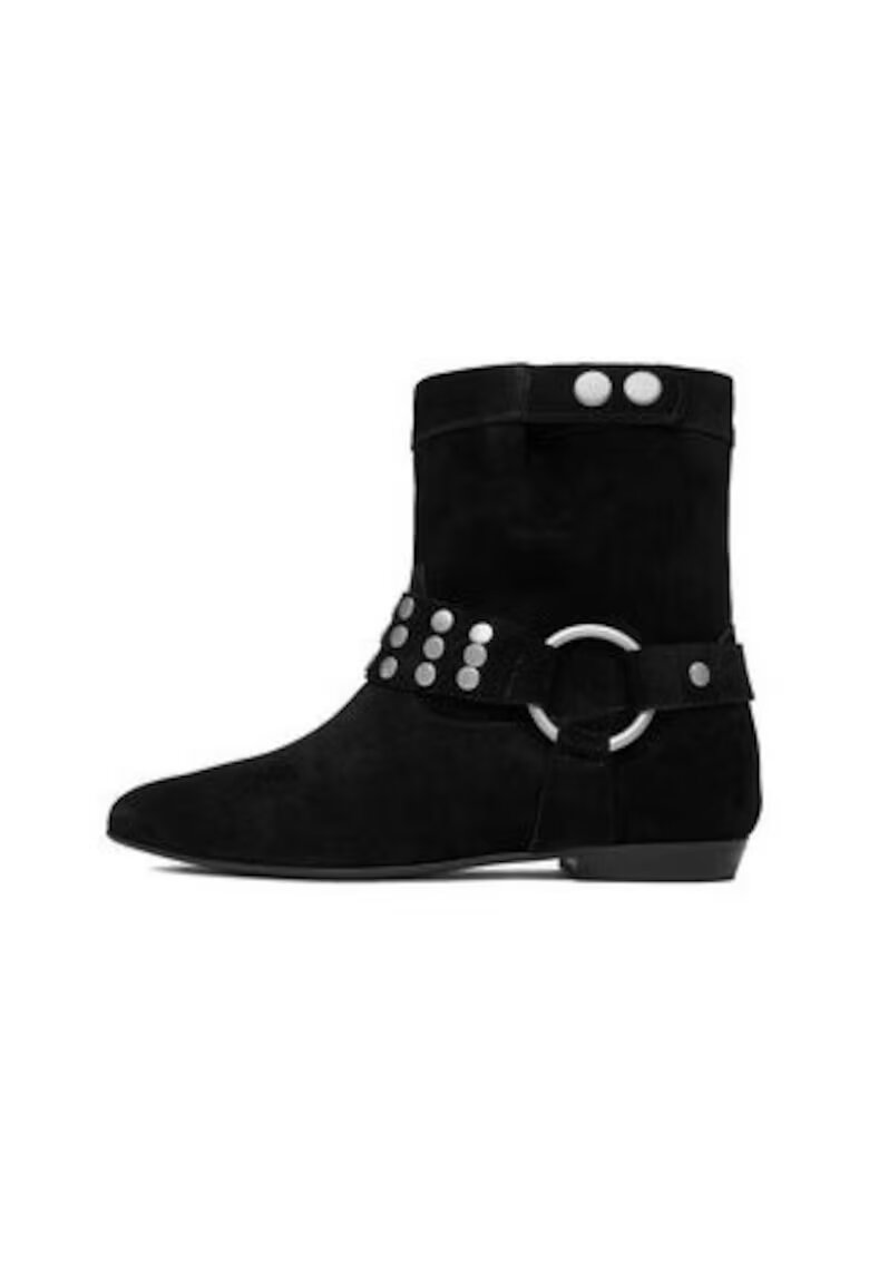 BADURA Botine dama EO-CELIA-90505 - negru - piele
