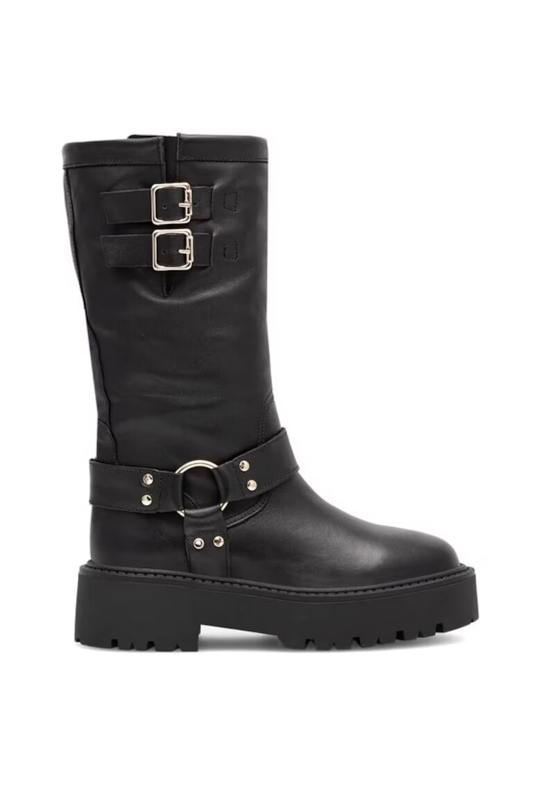 BADURA Cizme dama - 590559 - Piele naturala - Negru -