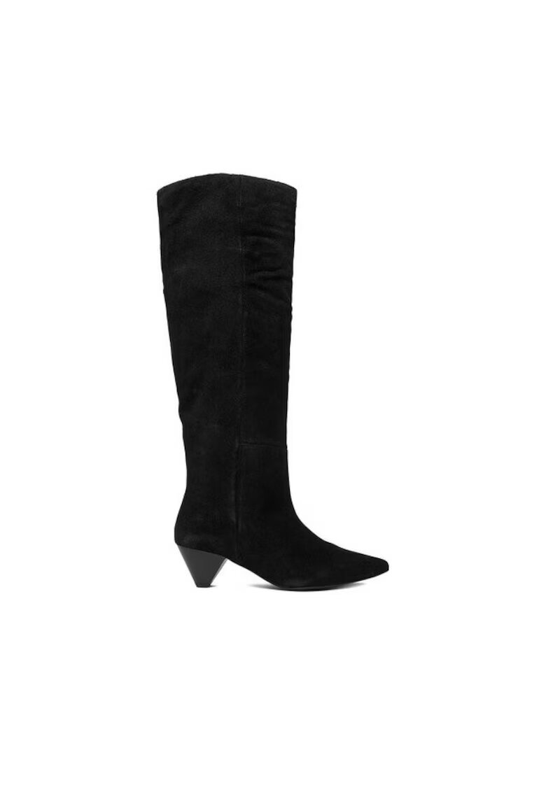 BADURA Cizme dama EO-APRIL-123433 - piele naturala - negru