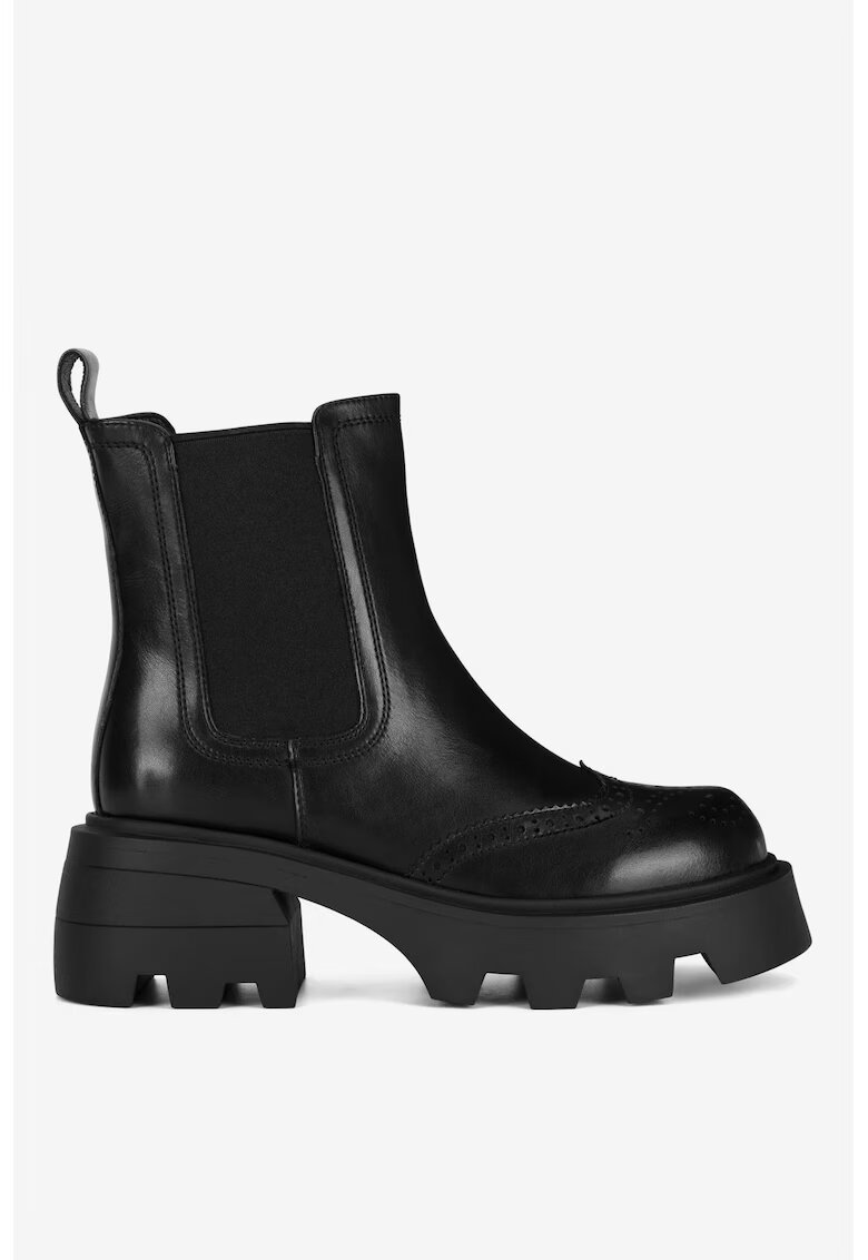 BADURA Ghete dama 5905588842040 - Piele naturala - Negru - Negru
