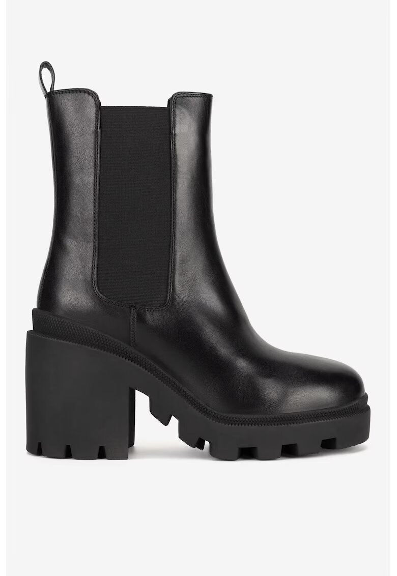 BADURA Ghete dama 5905588958871 - Piele naturala - Negru - Negru