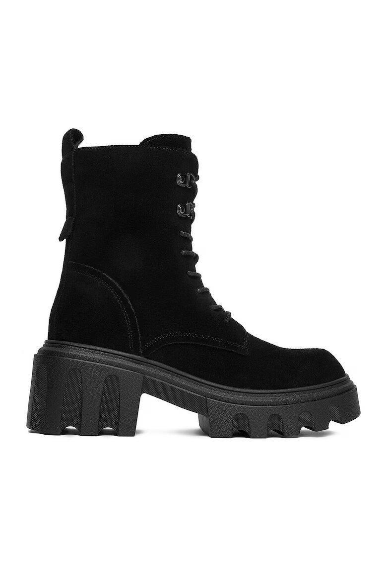 BADURA Ghete dama C-WFA3112-1Z - negre - piele naturala