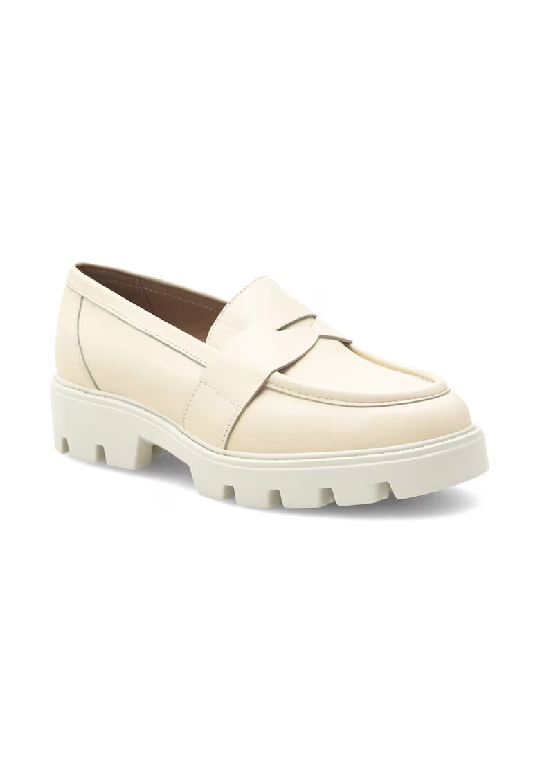 BADURA Mocasini dama - 377917 - Piele naturala - Bej