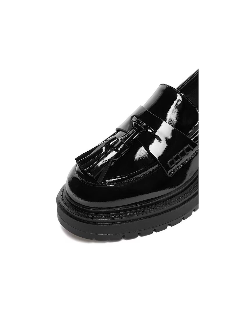 BADURA Mocasini dama - piele naturala - negru - C-AVIANA-PM014-03