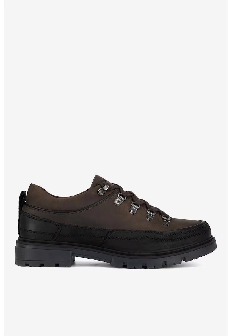 BADURA Pantofi barbati 5903419362866 - Piele nabuc - Negru - Negru