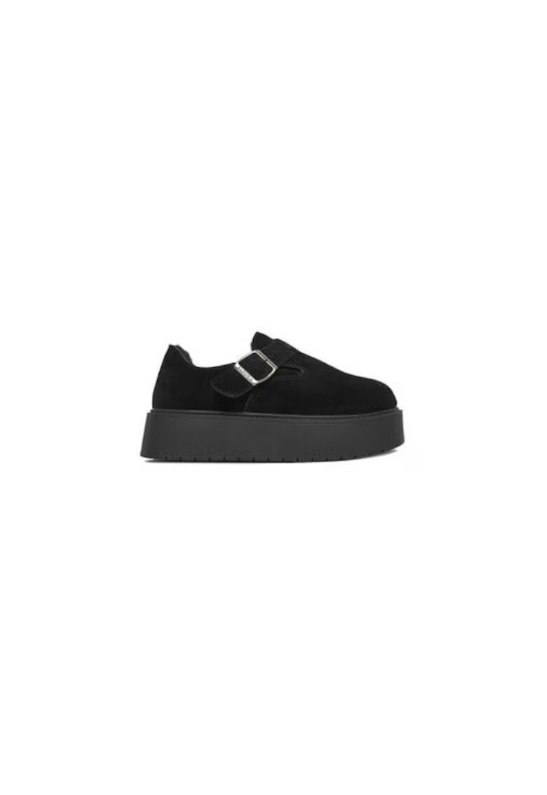 BADURA Pantofi sport copii HY669015S - Negru - Piele naturala