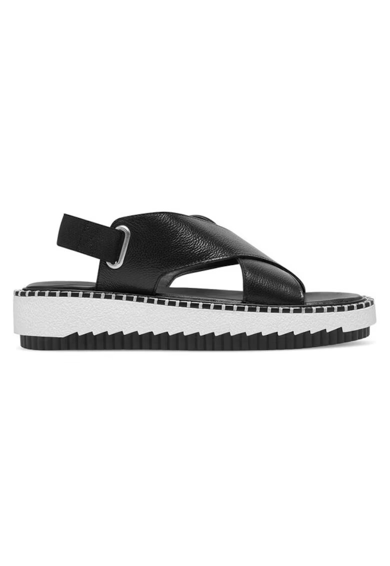 BADURA Sandale dama - 2534 - Piele naturala - Negru