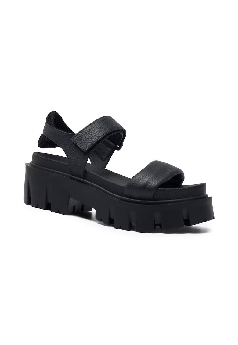 BADURA Sandale dama - 514299 - Piele naturala - Negru