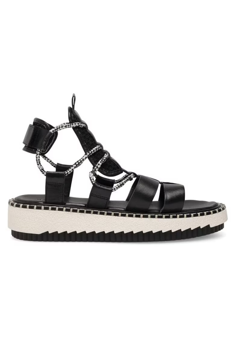 BADURA Sandale dama - 590558840239838 - Piele naturala - Negru