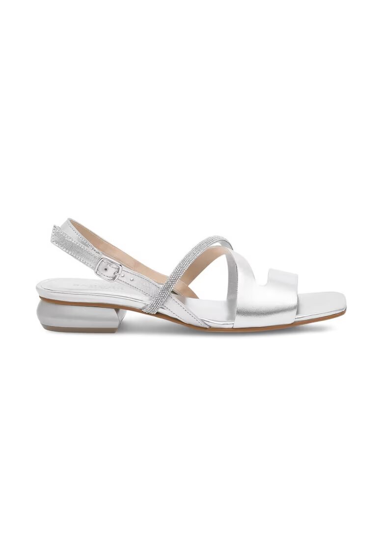 BADURA Sandale dama - 590559 - Piele naturala - Argintiu -