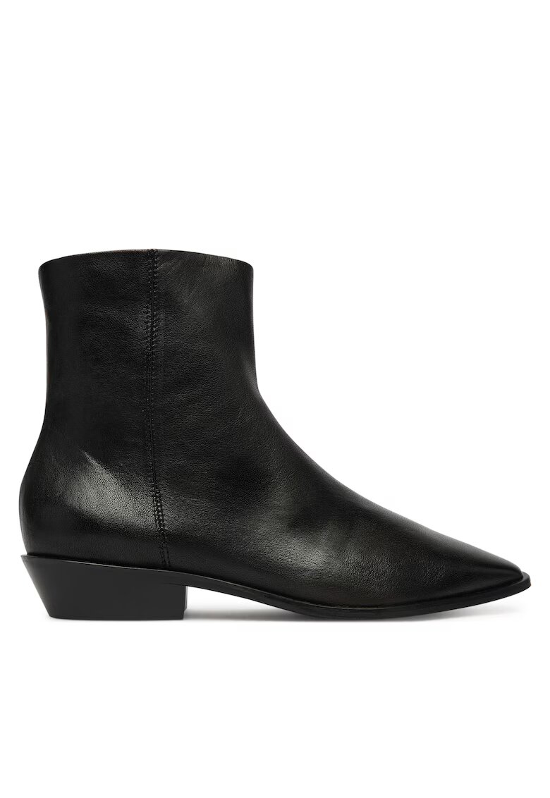 Balagan Botine dama Rona - negru - piele naturala