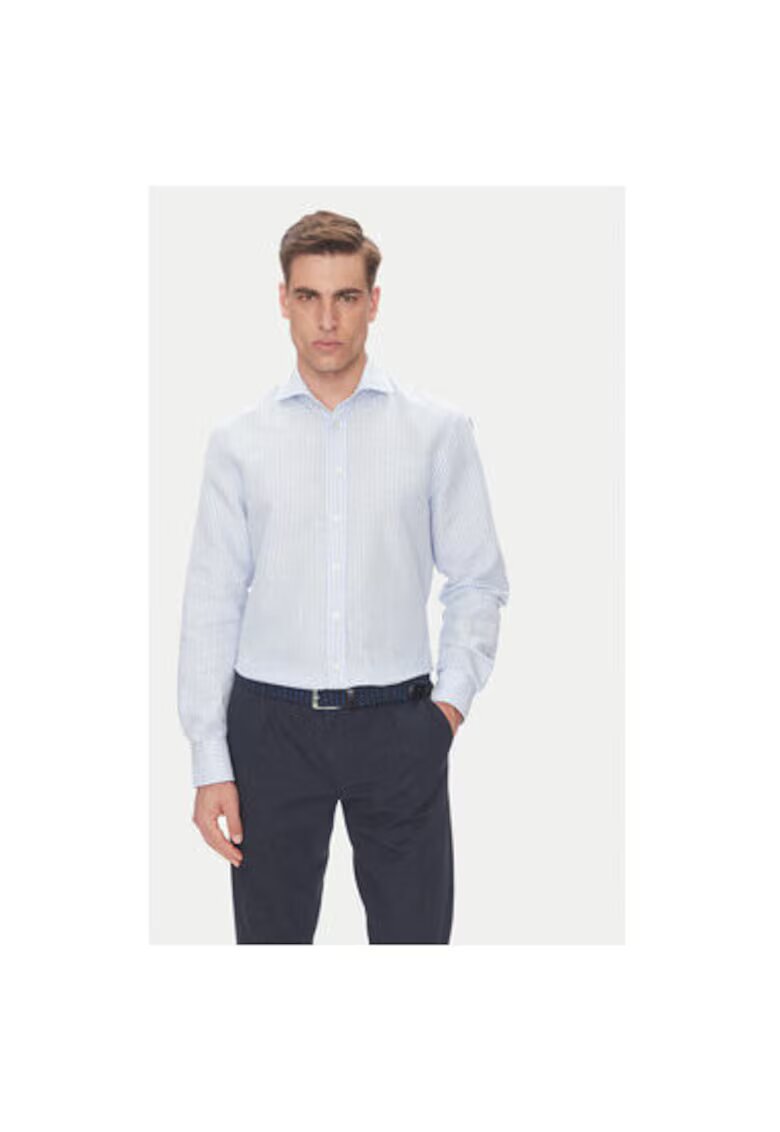 Baldessarini Camasa barbati B3 10012.3710 - In/Bumbac - Albastru deschis - Albastru deschis