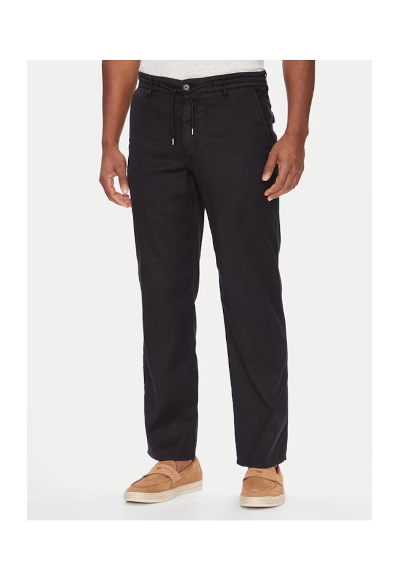 Baldessarini Pantaloni barbati B1 16849.2266 - In/Bumbac - Negru - Negru