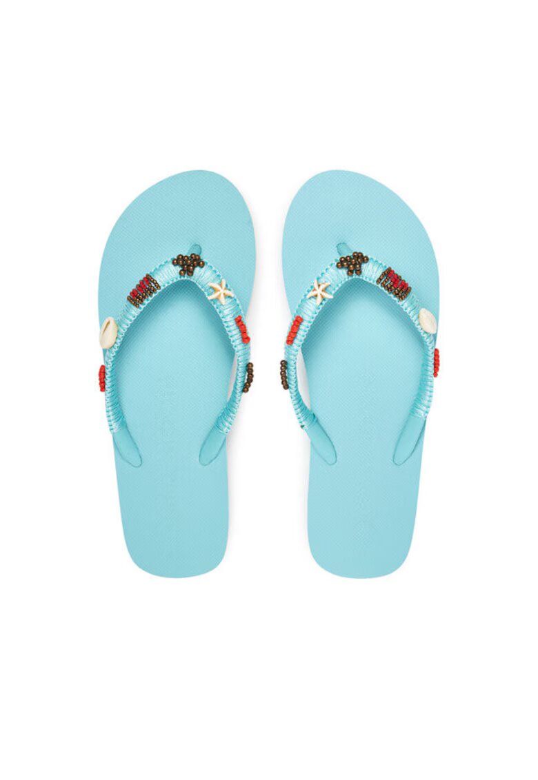 Banana Moon Papuci flip-flop dama LUCEROS TAHUATA - Textil - Turcoaz - Turcoaz