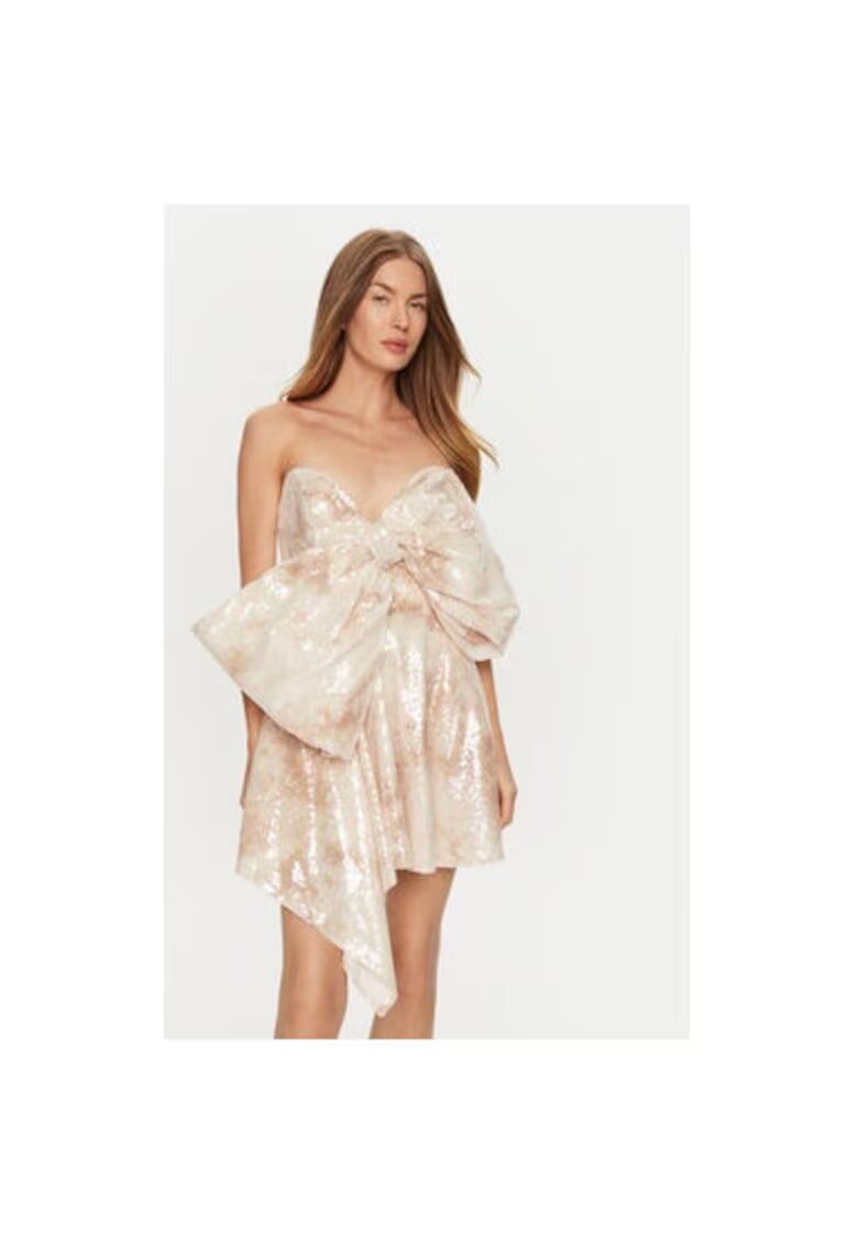 Bardot Rochie dama - 304698965 - Poliester - Bej - Bej