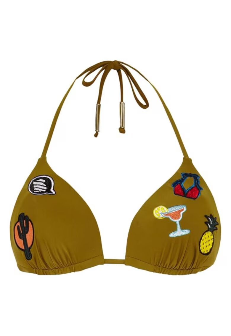 BEACHLIFE Top de baie - Poliamida - Kaki